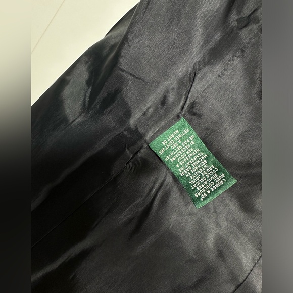 Lauren Ralph Lauren Short Trench Double Breasted Sz M w Belt - Picture 7 of 12